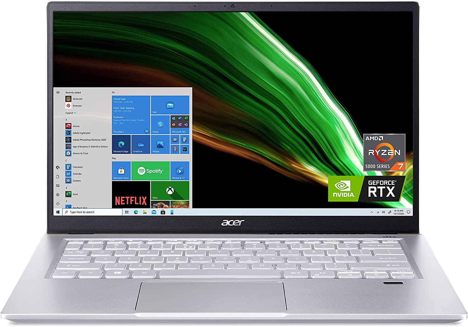 Acer Swift X SFX14-41G-R1S6 Creator Laptop | 14" Full HD 100% sRGB | AMD Ryzen 7