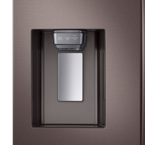 Thumbnail: Samsung - 22.2 CuFt Family Hub French Door Refrigerator Tuscan Stainless Steel