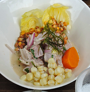 Mango's ceviche