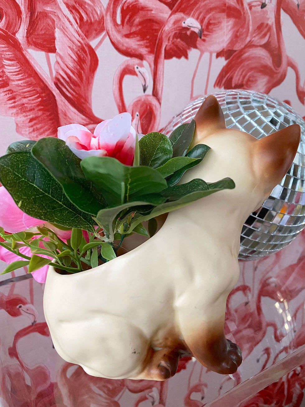 Thumbnail: Siamese Kitty Flower Pot