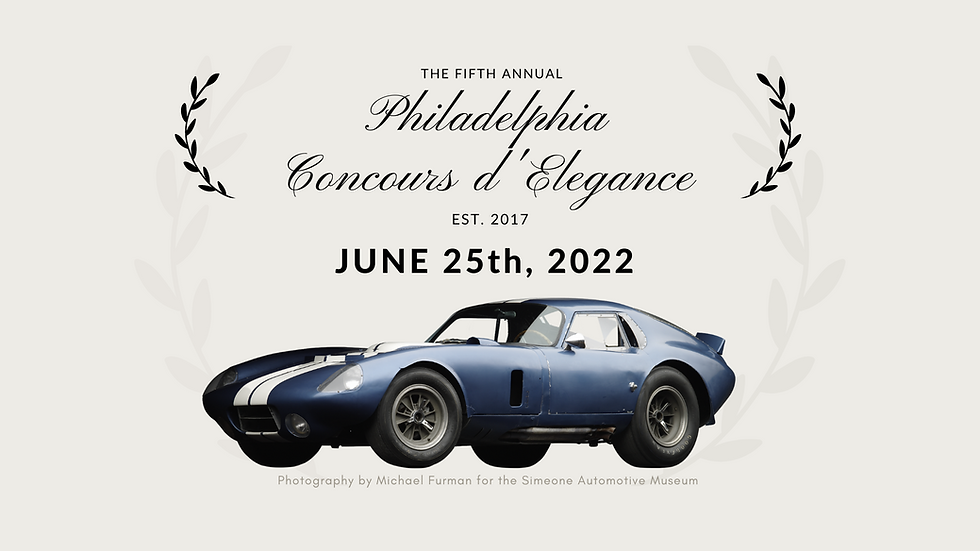 Philadelphia Concours d'Elegance Benefiting Cool Cars for Kids