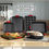 Thumbnail: 10 Pcs Heavy Duty, Durable, Easy Release Nonstick Stackable Bakeware Set