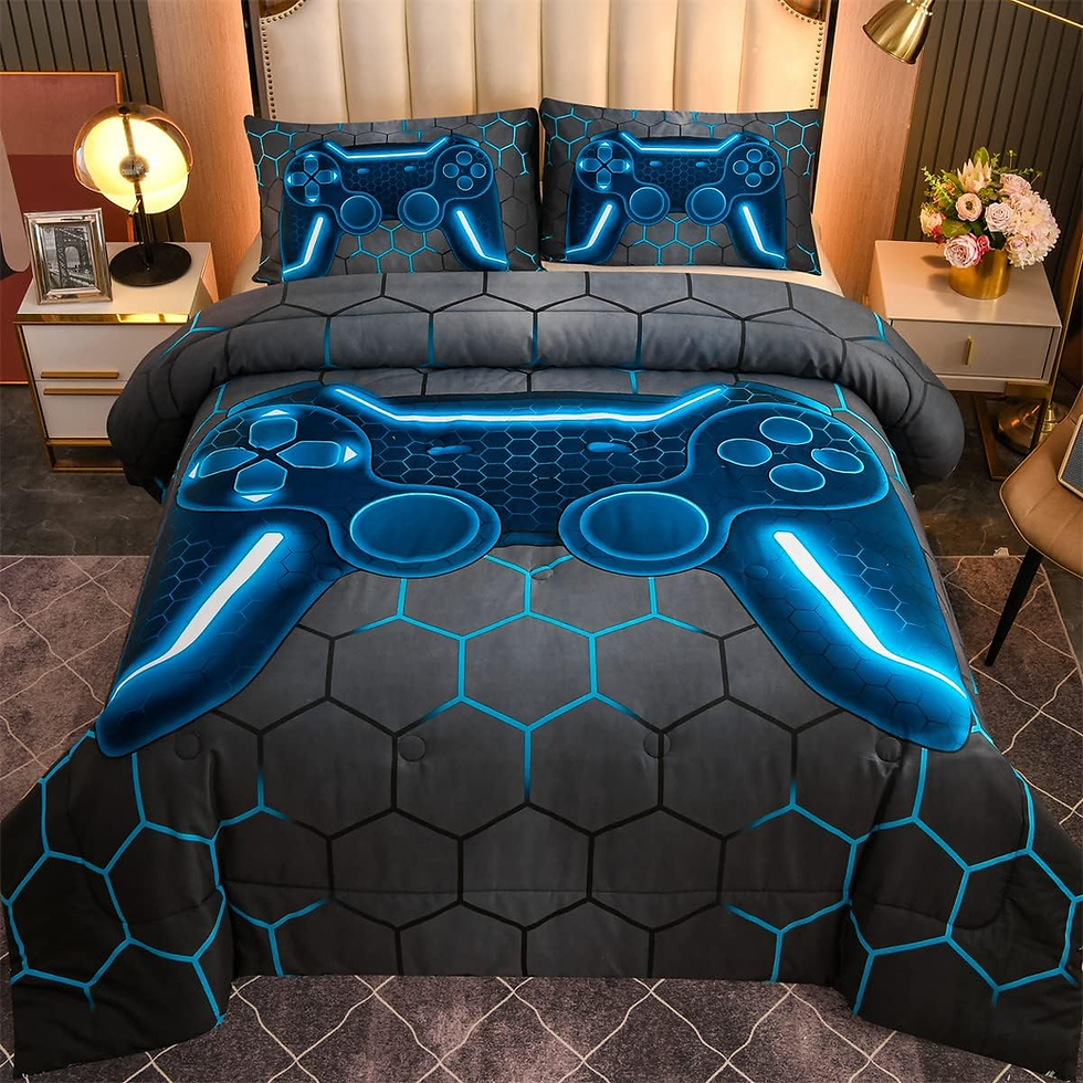 Game Console Comforter Set for Boys & Girls