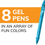 Thumbnail: Gelocity Quick Dry Assorted Colors Gel Pens