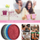 Thumbnail: 6 Pack Silicone Coasters with Holder
