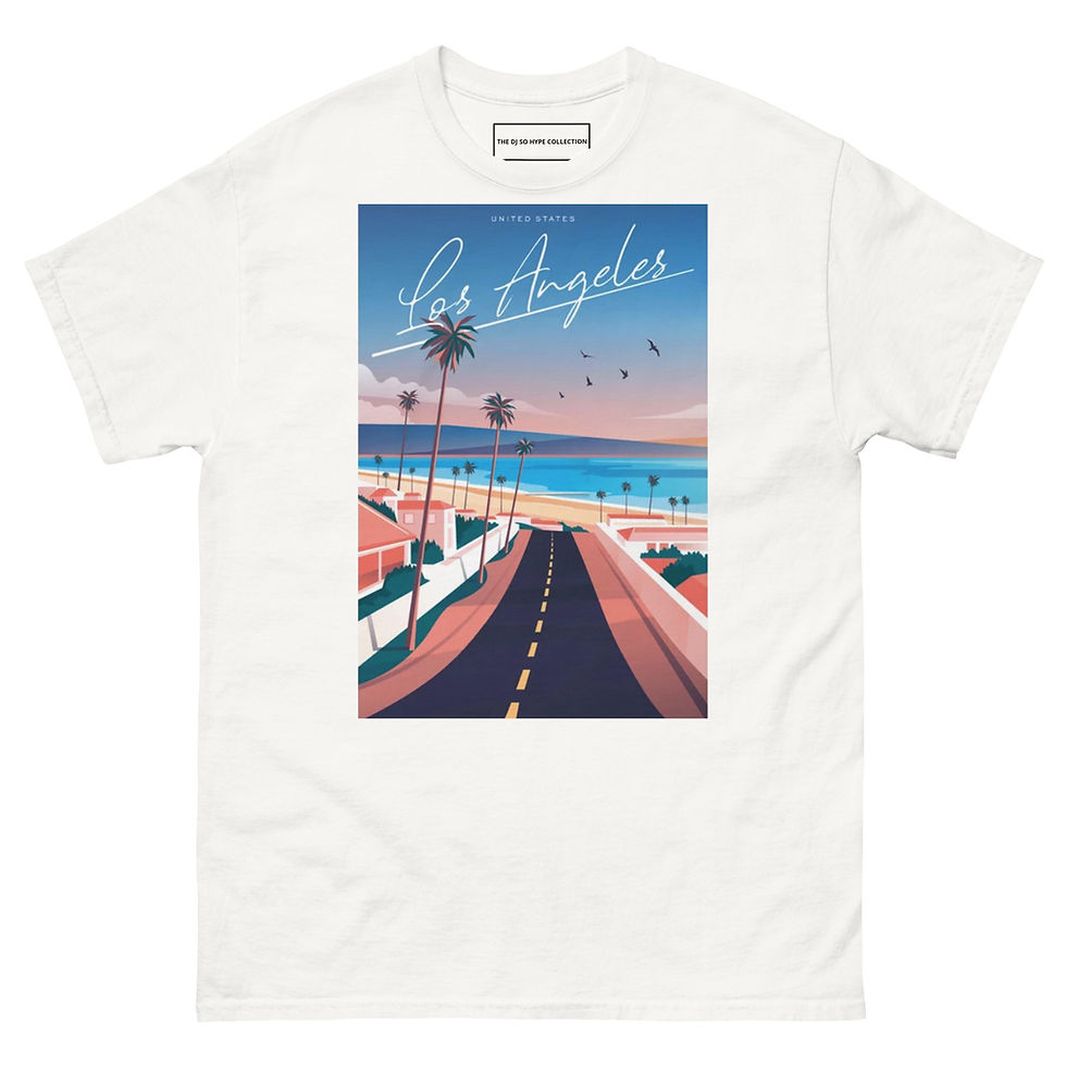 Hype's "Los Angeles Roads" Unisex Classic T-Shirt