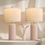 Thumbnail: 2  Sets 23" Modern Ceramic Table Lamp for Home Decor