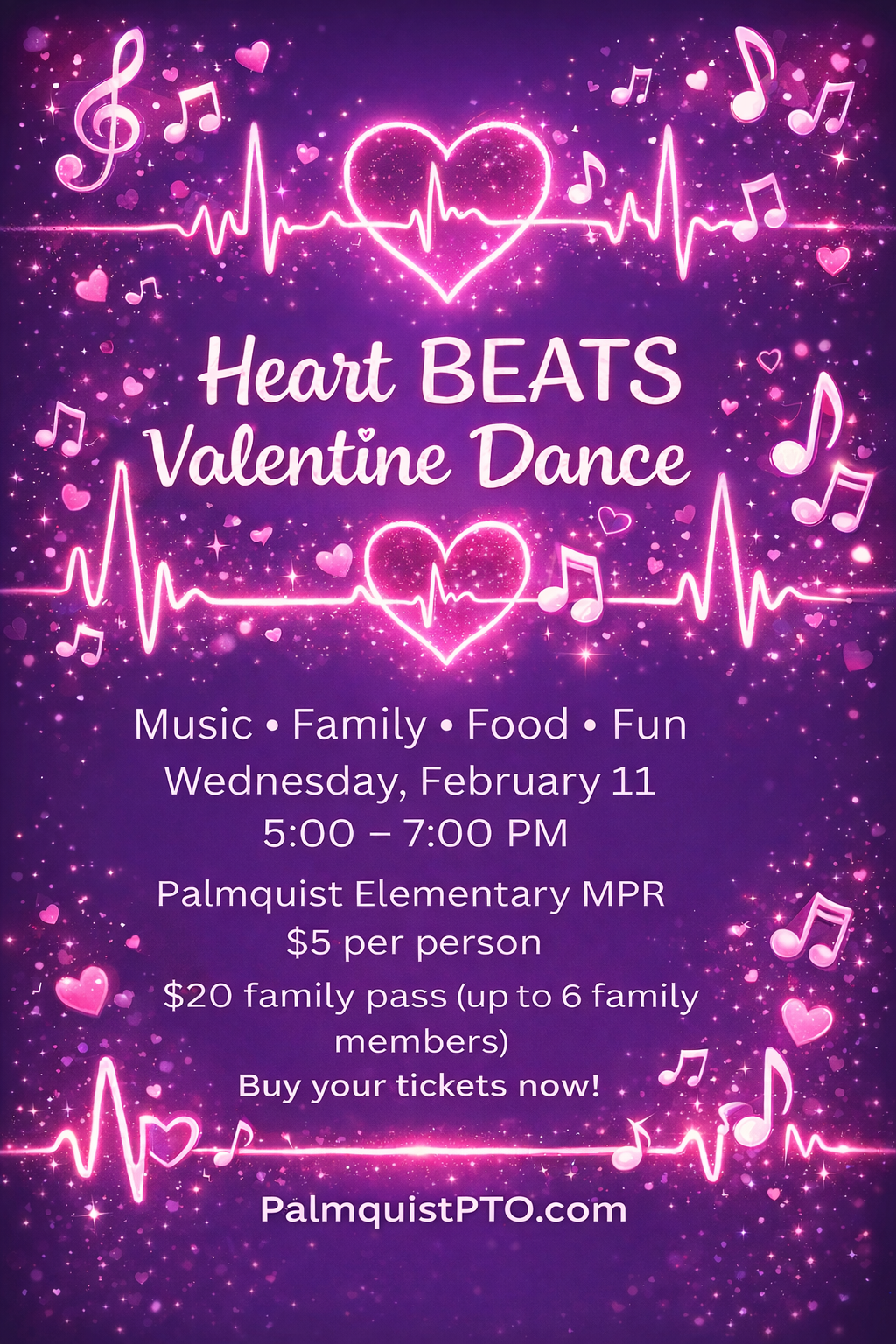 Heart Beats Valentines Dance