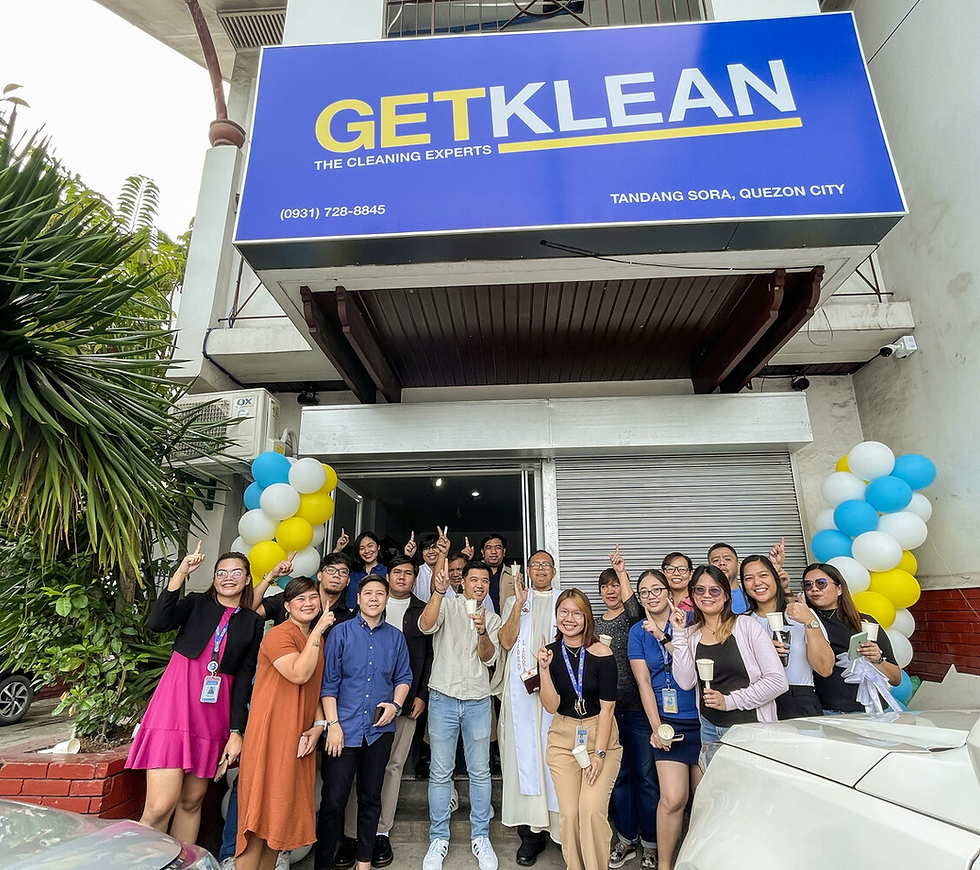 New Tandang Sora Branch with GetKlean Staff and Owners
