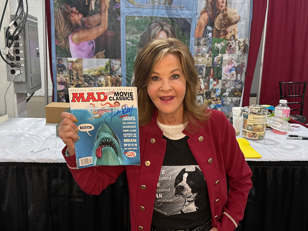 Thumbnail: One of Kind Mad magazine! Signed by RALPH MACCHIO, BILLY ZABKA & LINDA BLAIR
