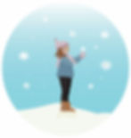 illustration girl snow sample_edited