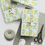 Thumbnail: Yellow Tulip Gift Wrapping Paper Sheets, 1pc