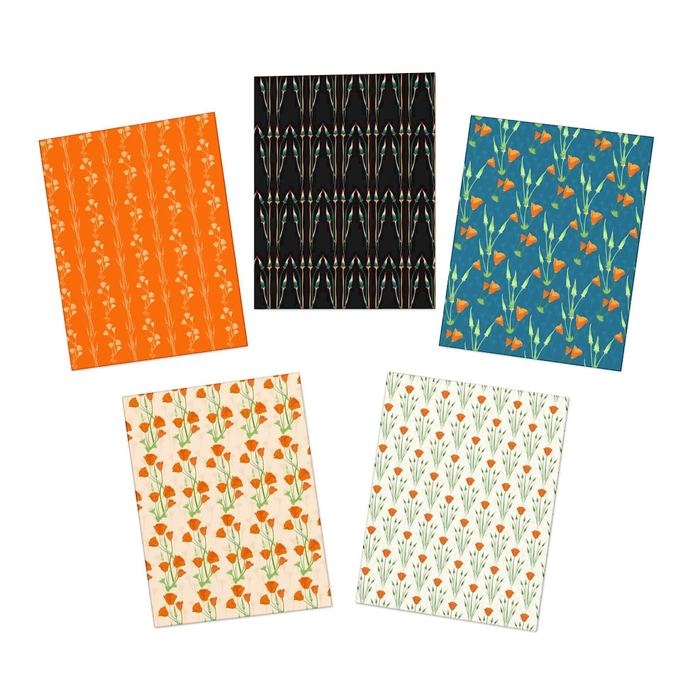 Thumbnail: Multi-Design Greeting Cards (5-Pack)