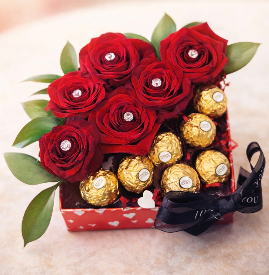 Valentine's Floral Gift Box