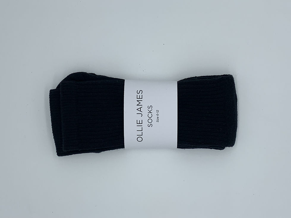 Thumbnail: Black Socks and Shoe Care Kit