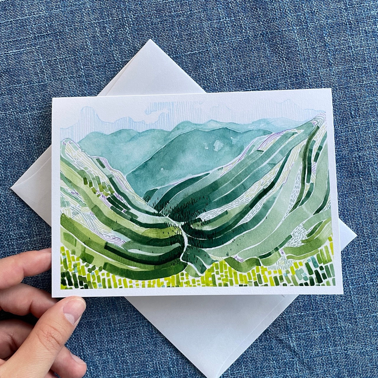 Summer Descending Greeting Card