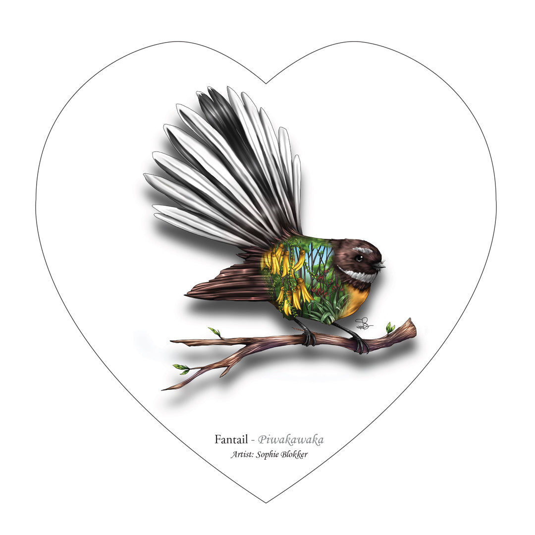 Ceramic Heart – Fantail
