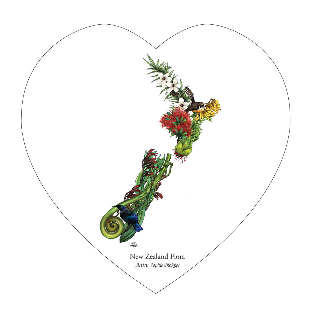 Ceramic Heart – NZ Flora