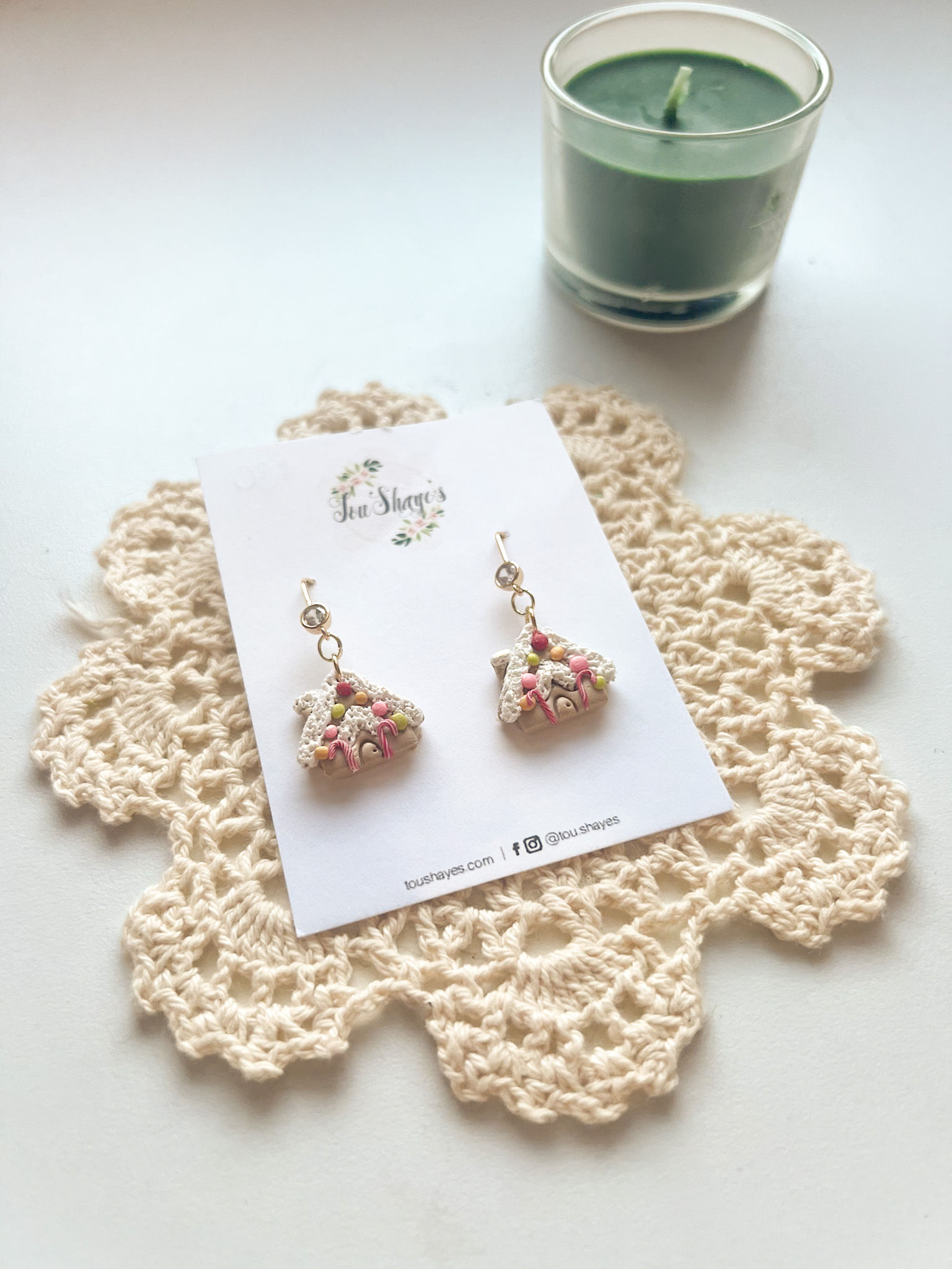 Shimmery Gingerbread House