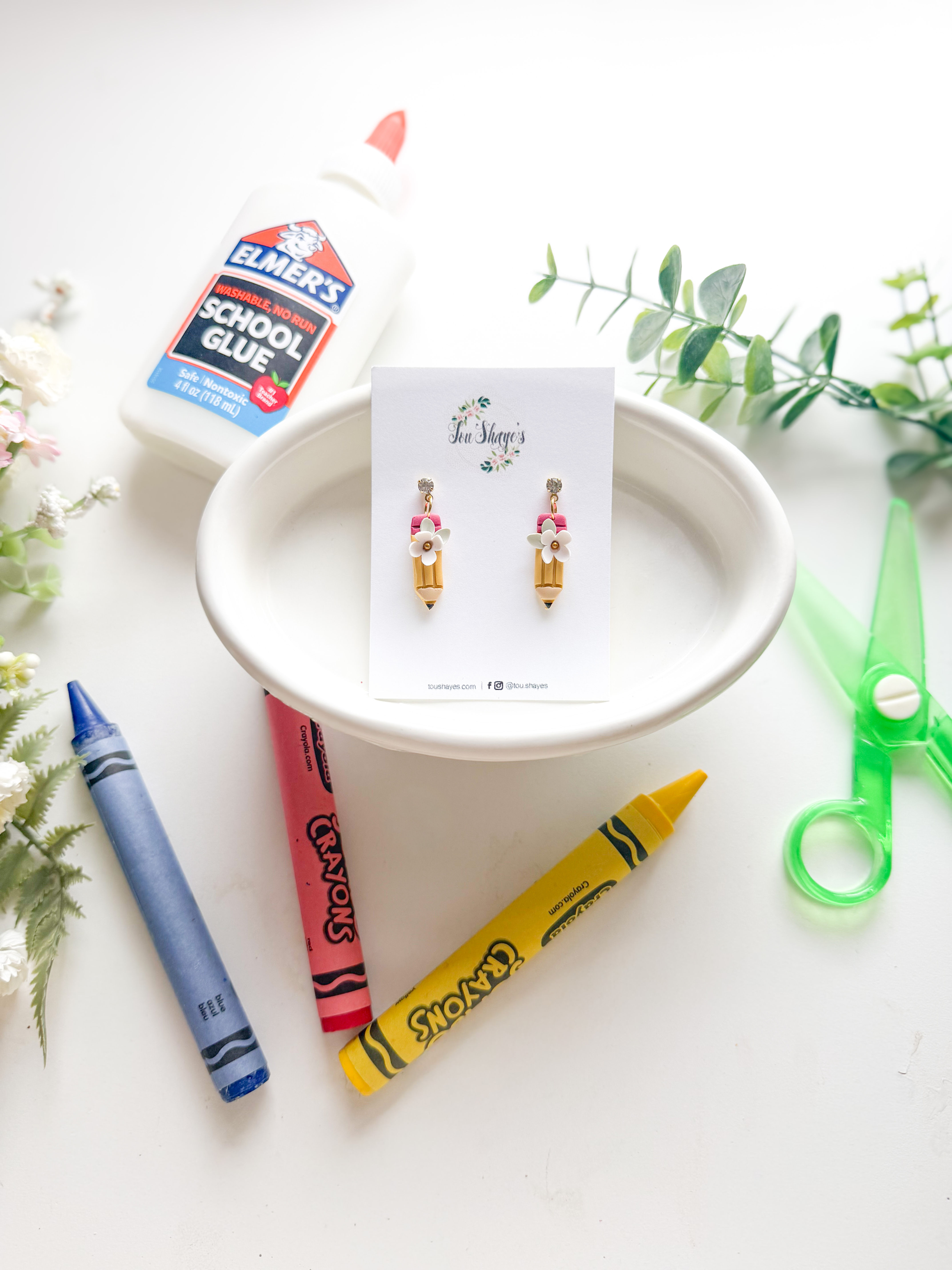 Mini Floral Pencils