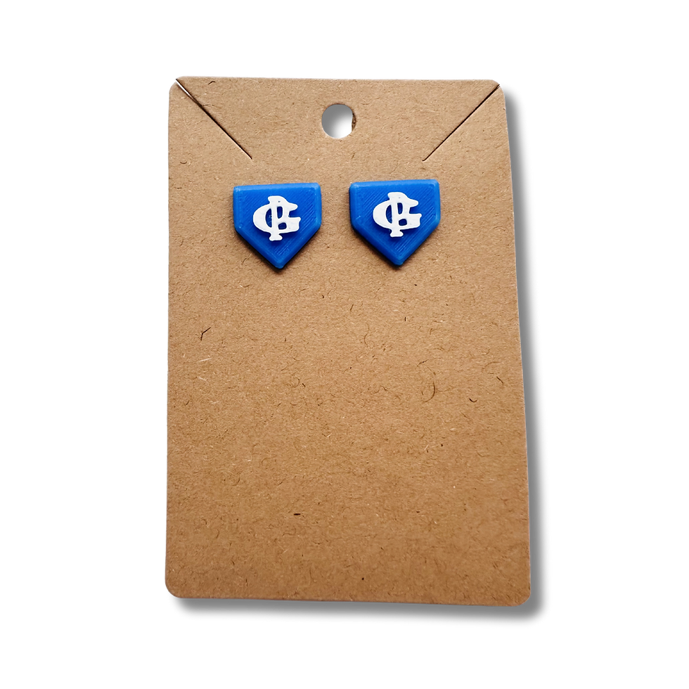 Thumbnail: GPLL Baseball Diamond Earrings