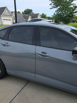 Gray Acura with 40% Window Tint