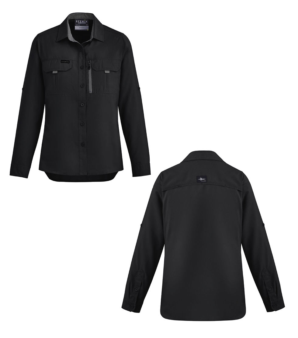 Thumbnail: Womens Outdoor L/S Super Breathable Lightweight Fabric Shirt (ZW760)