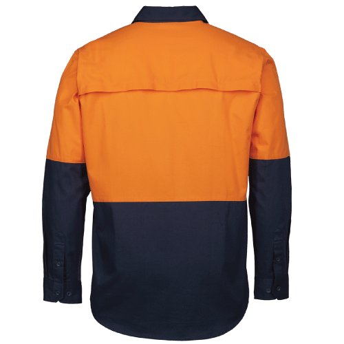 6HVCS- CLOSED FRONT LONG SLEEVE HIVIS SHIRT