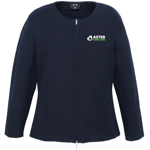 ASTER-Ladies 2-Way Zip Cardigan LC3505