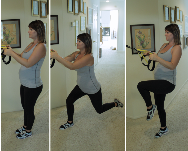 TRX Lunge to Knee Drive/Extension