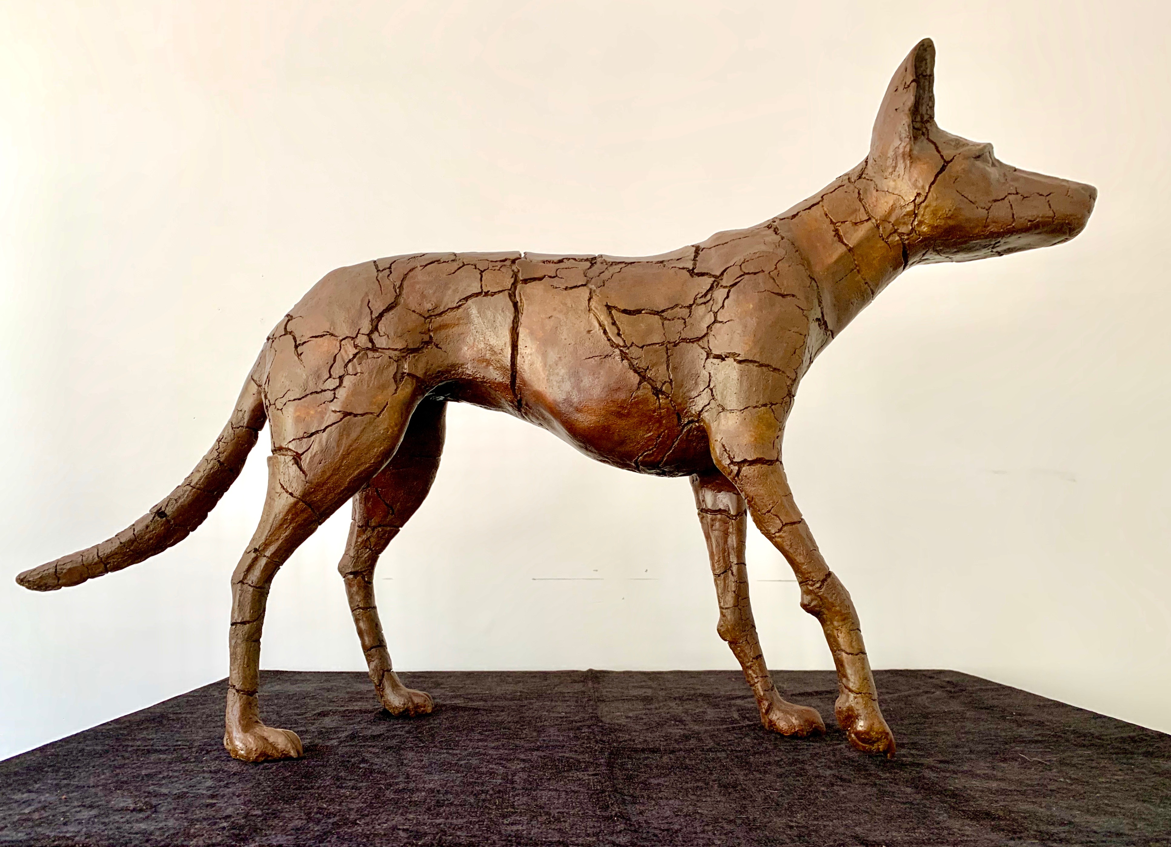 Dust to Dust, bronze, 76 x 27 x 104cm, 2019-20.