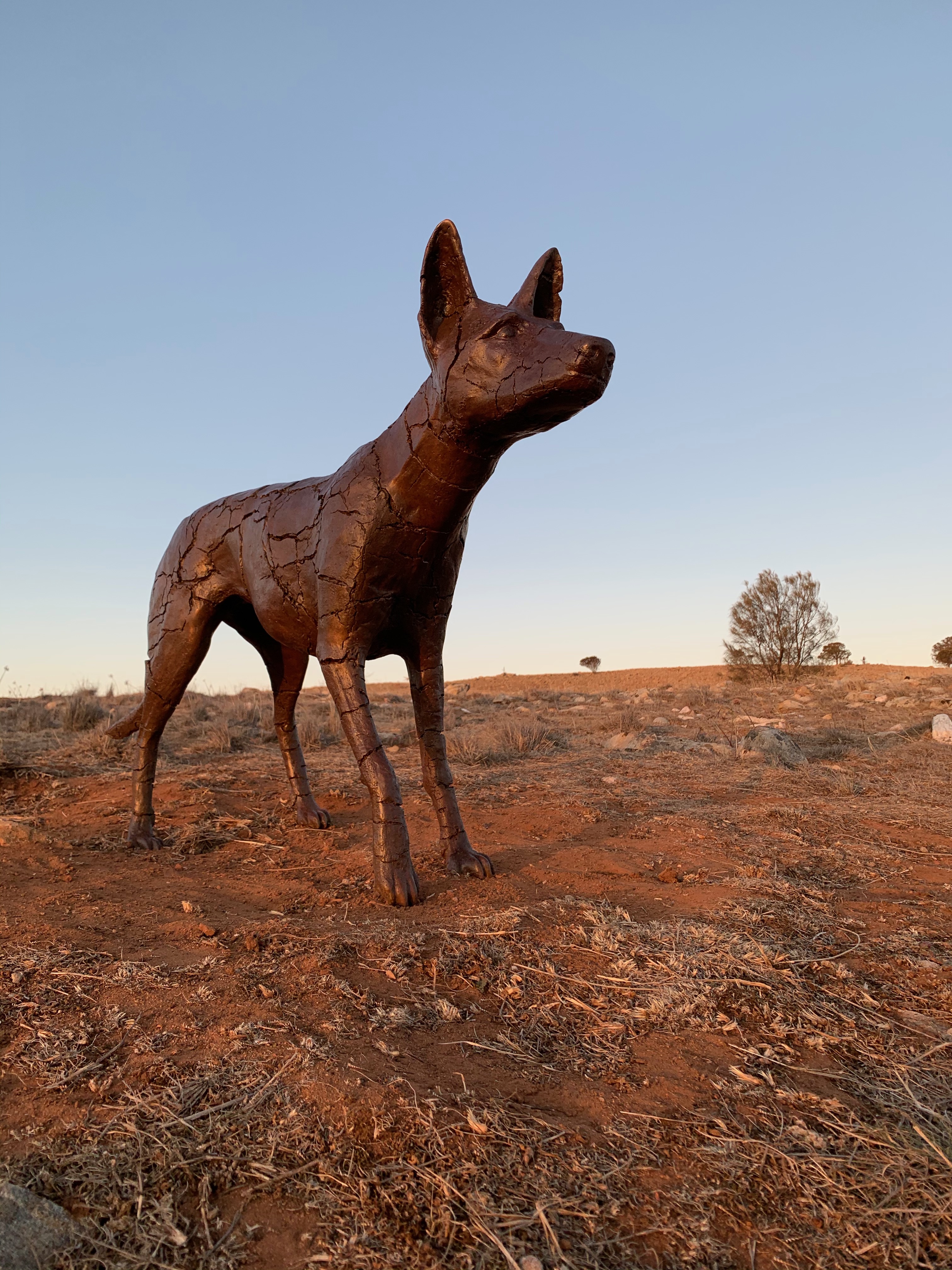 Dust to Dust, bronze, 76 x 27 x 104cm, 2019-20.