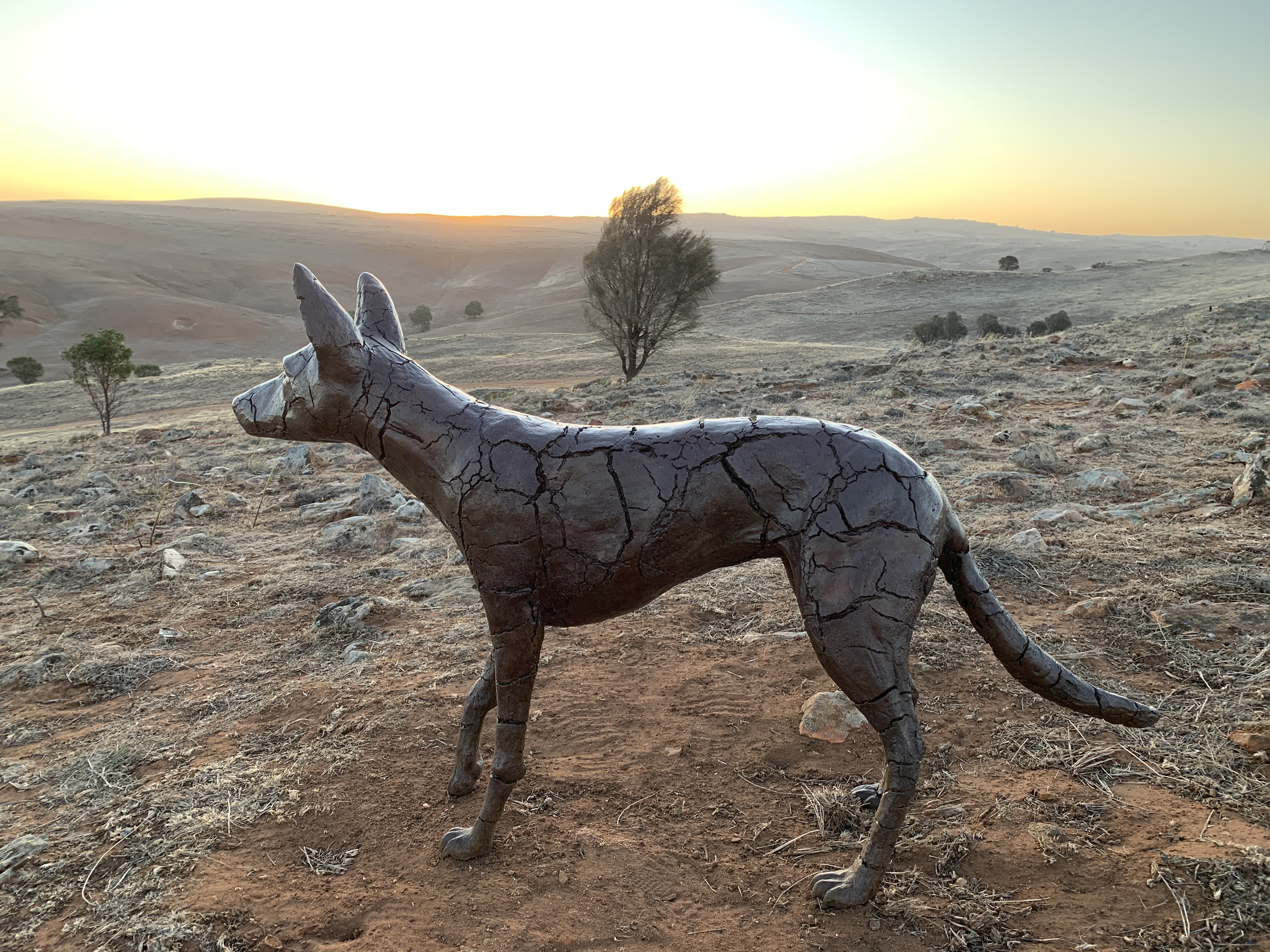 Dust to Dust, bronze, 76 x 27 x 104cm, 2019-20.