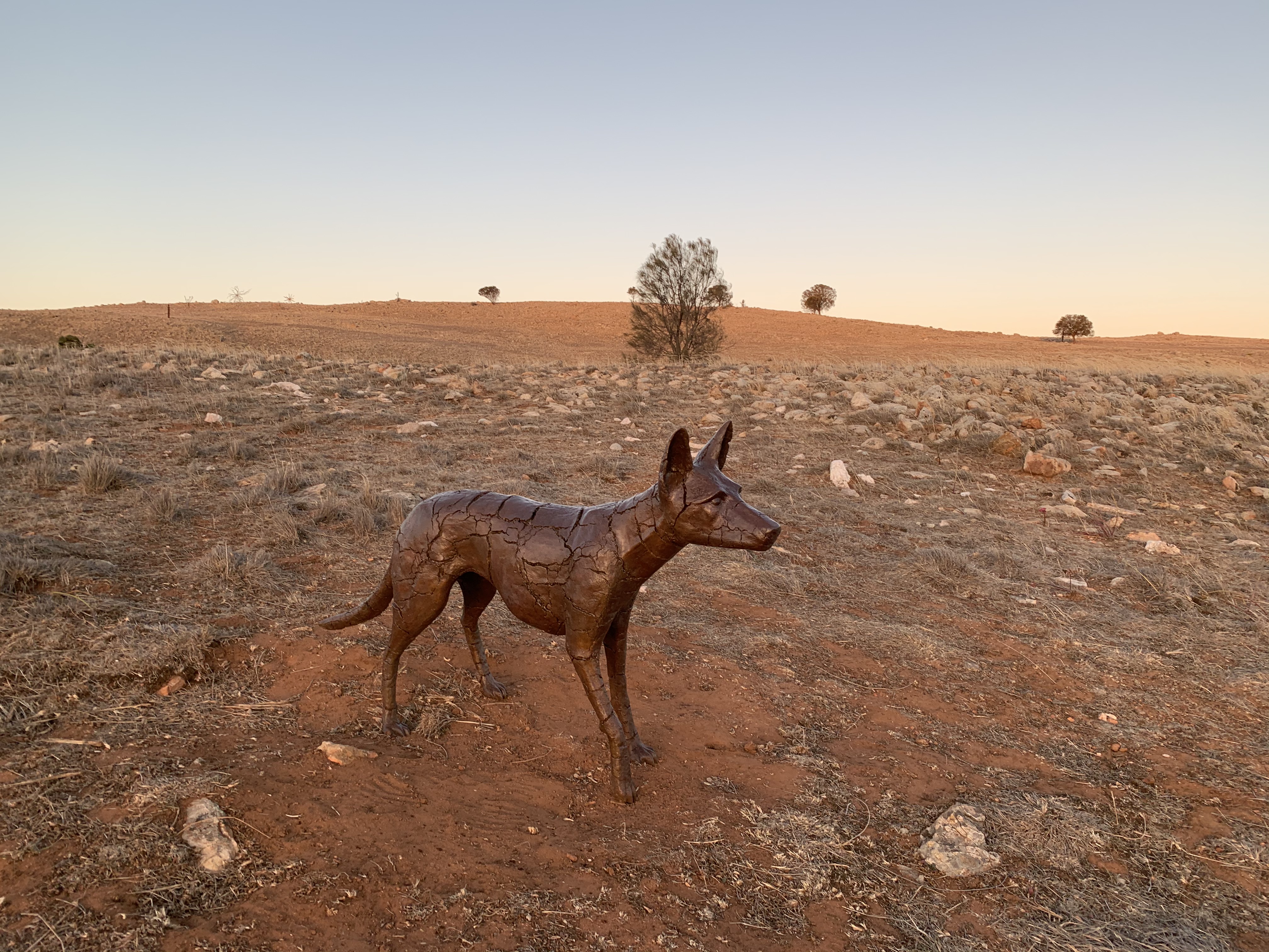 Dust to Dust, bronze, 76 x 27 x 104cm, 2019-20.