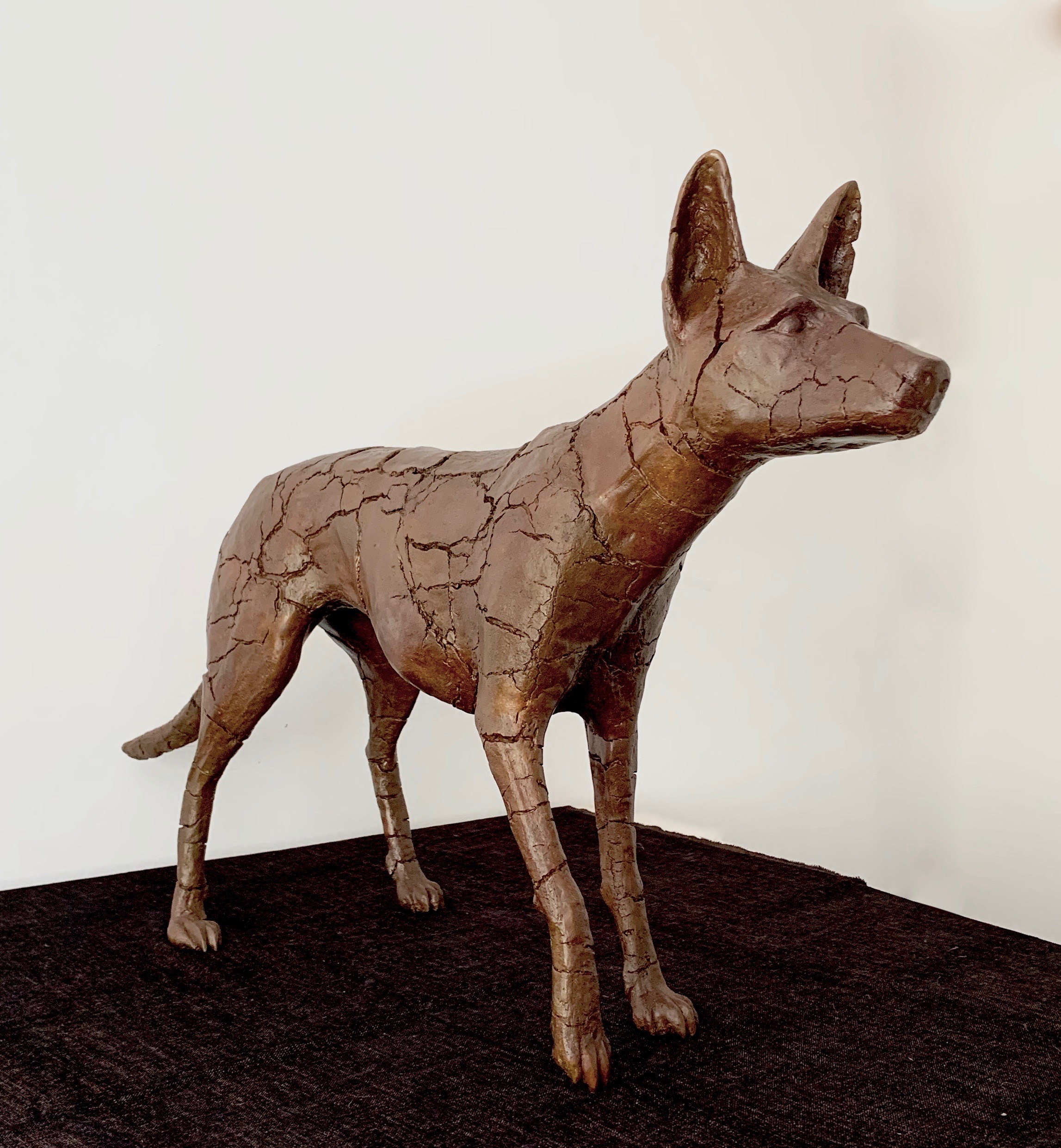 Dust to Dust, bronze, 76 x 27 x 104cm, 2019-20.