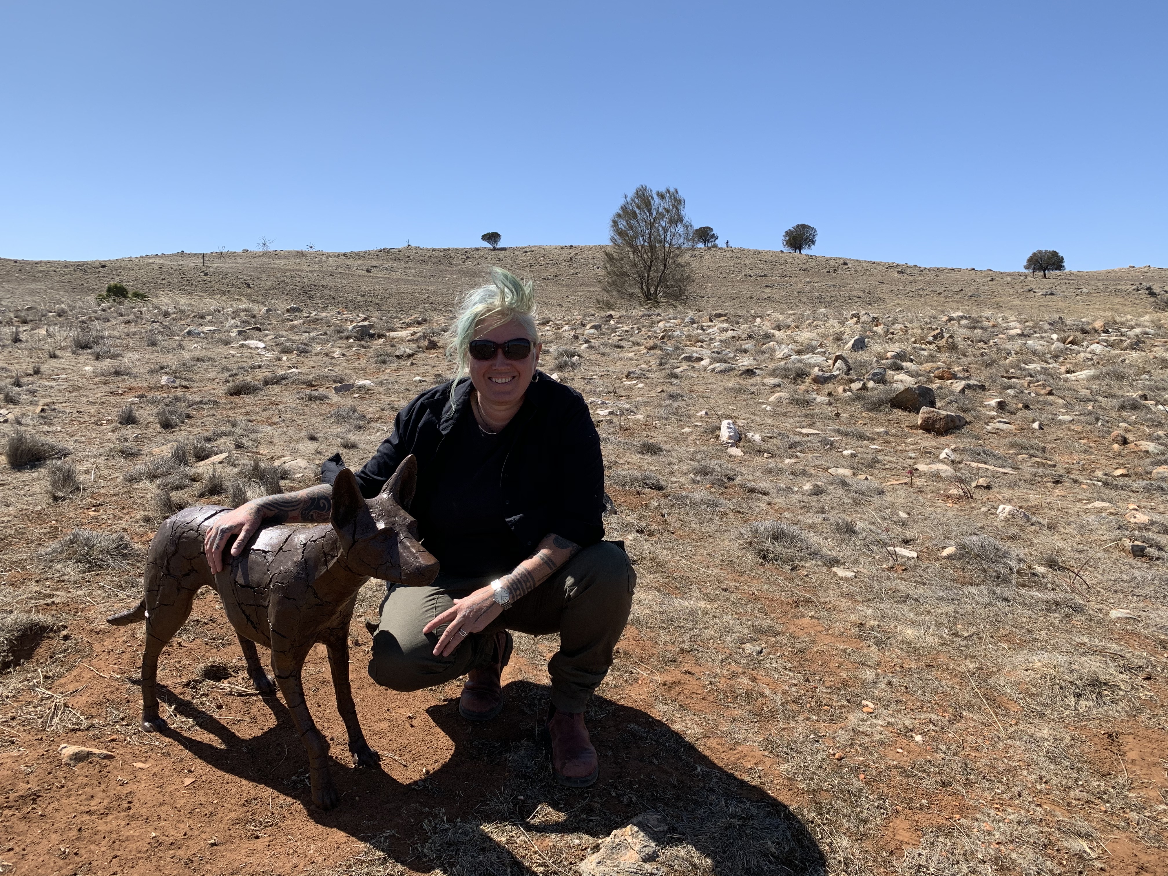 Dust to Dust, with artist Clancy Warner