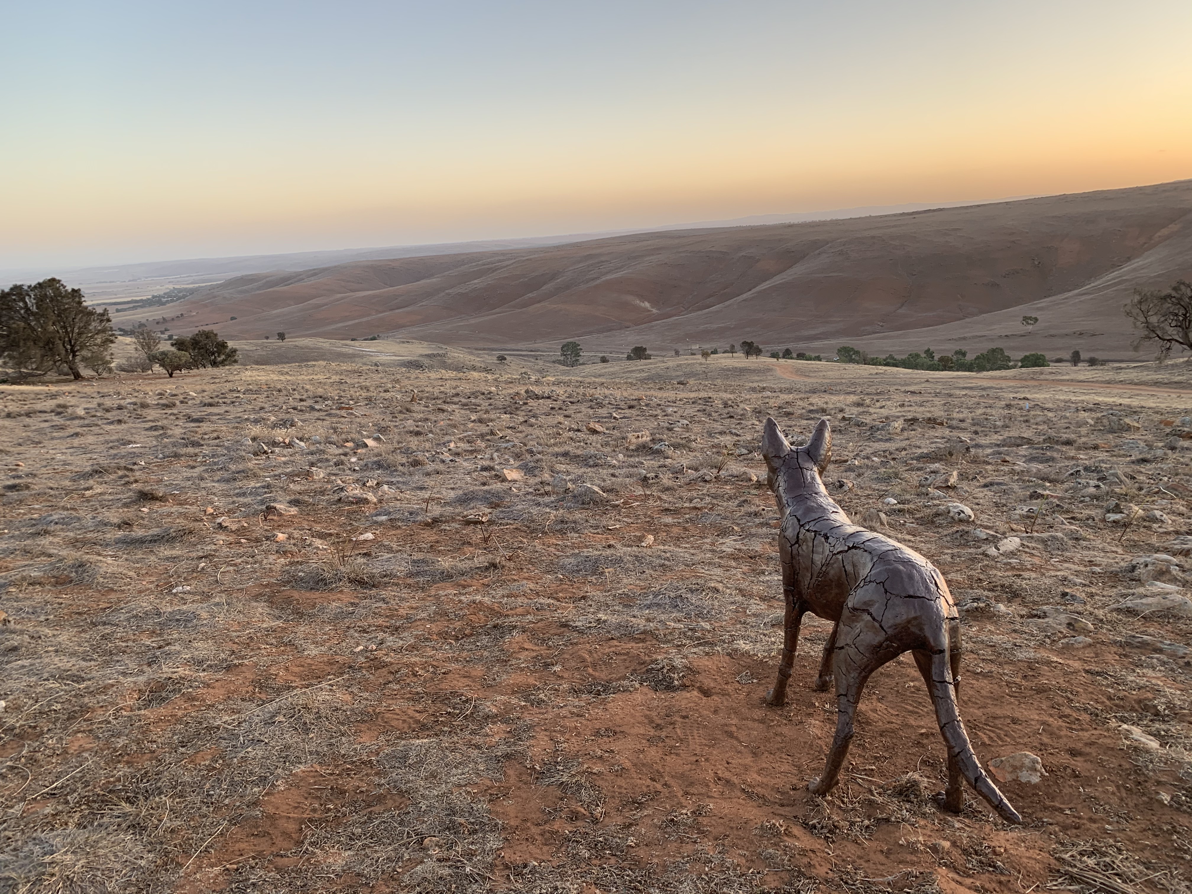 Dust to Dust, bronze, 76 x 27 x 104cm, 2019-20.