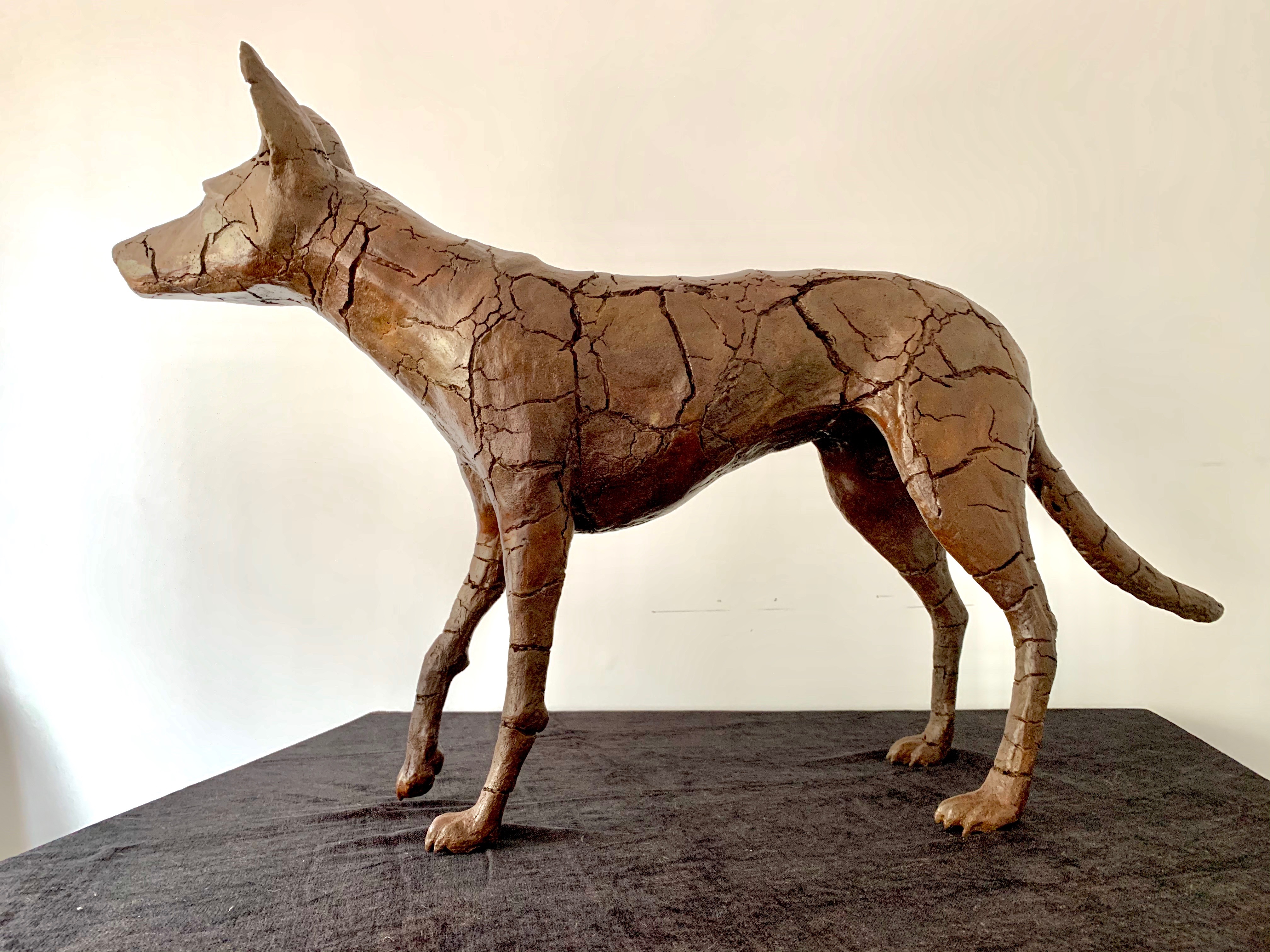 Dust to Dust, bronze, 76 x 27 x 104cm, 2019-20.