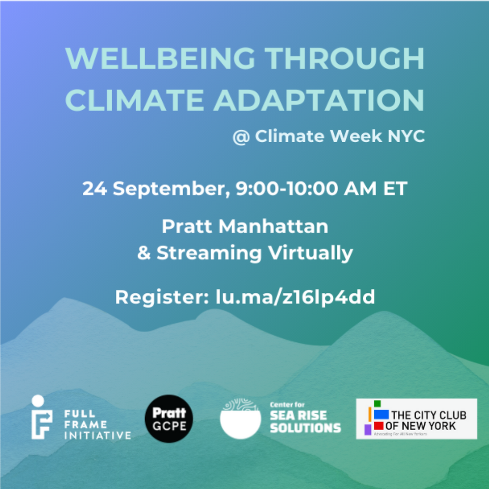 Wellbeing Through Climate Adaptation