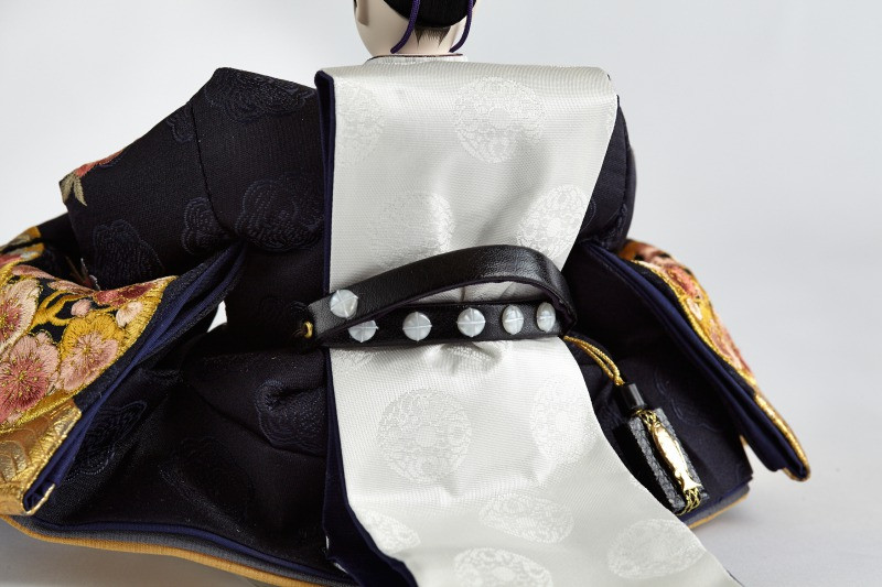 SEKI-TAI ceinture japonaise pour homme décorée de pierres