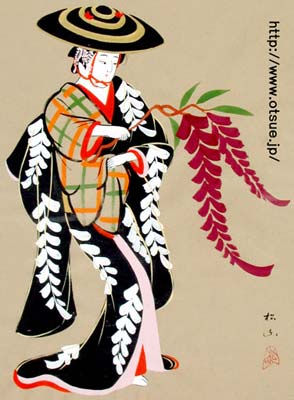 Otsu-E Fujimusume