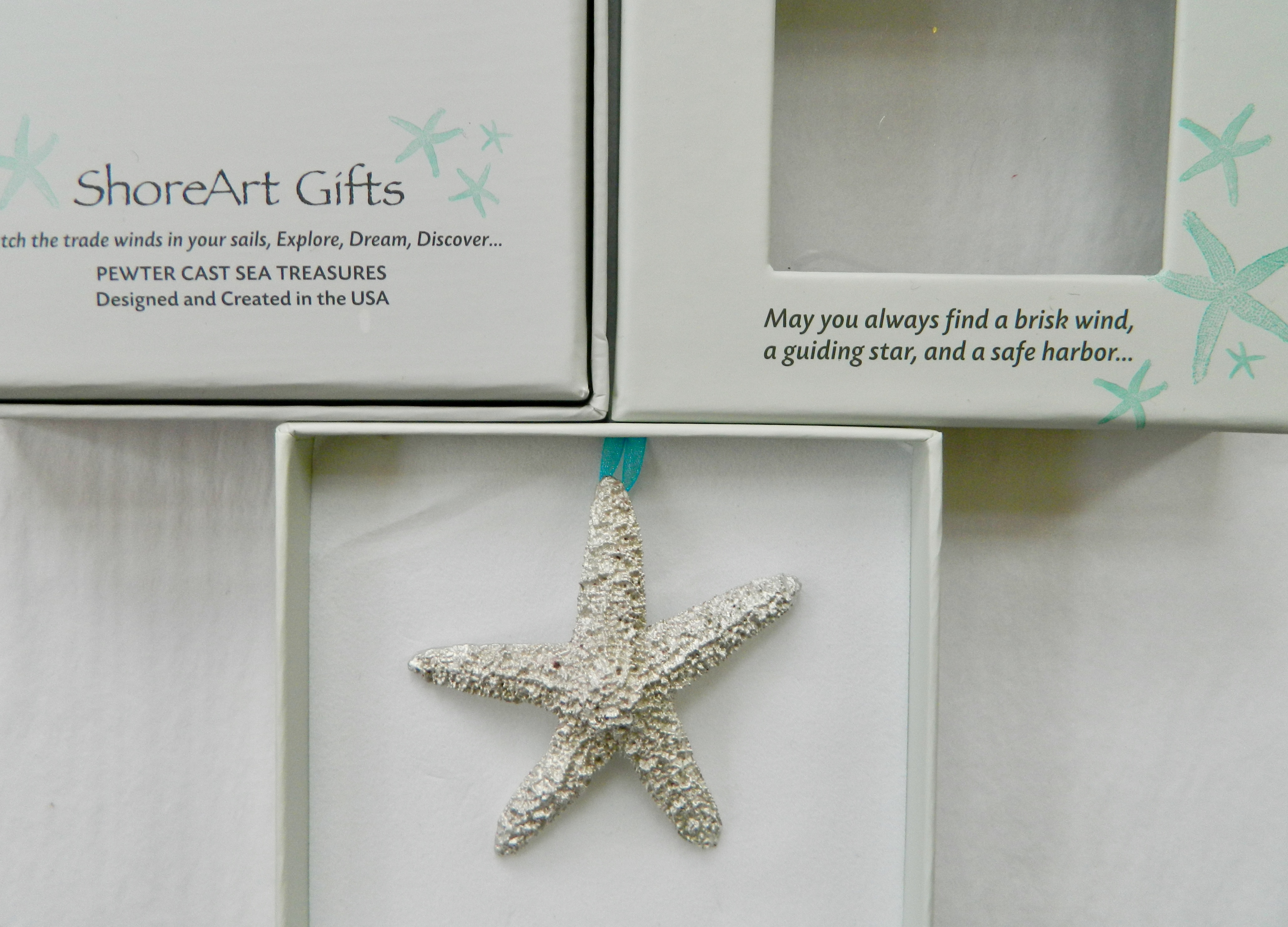 Pewter Sugar Starfish