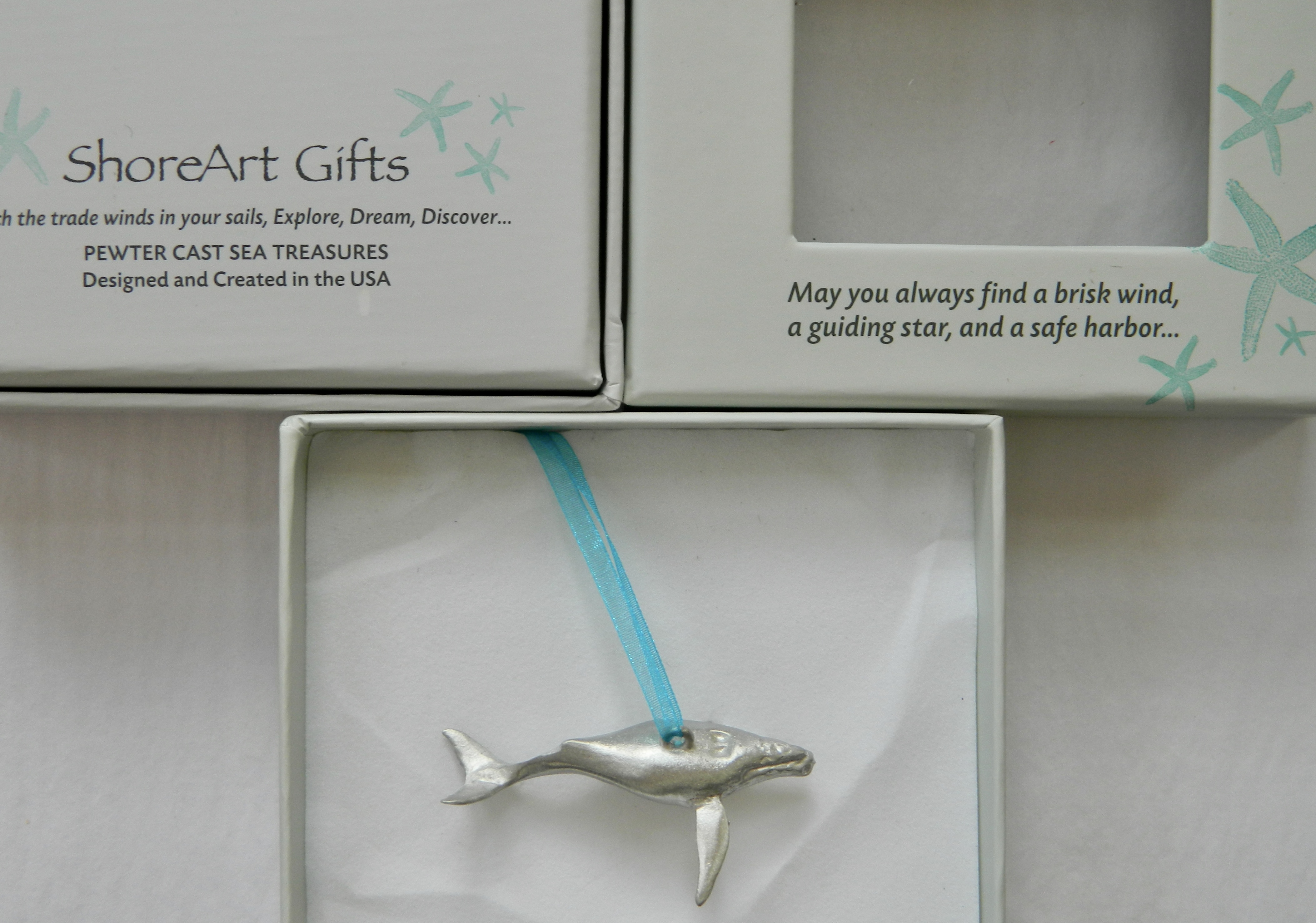 Pewter Humpback Whale