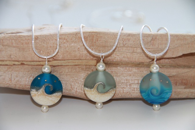 Wave Bead Necklaces