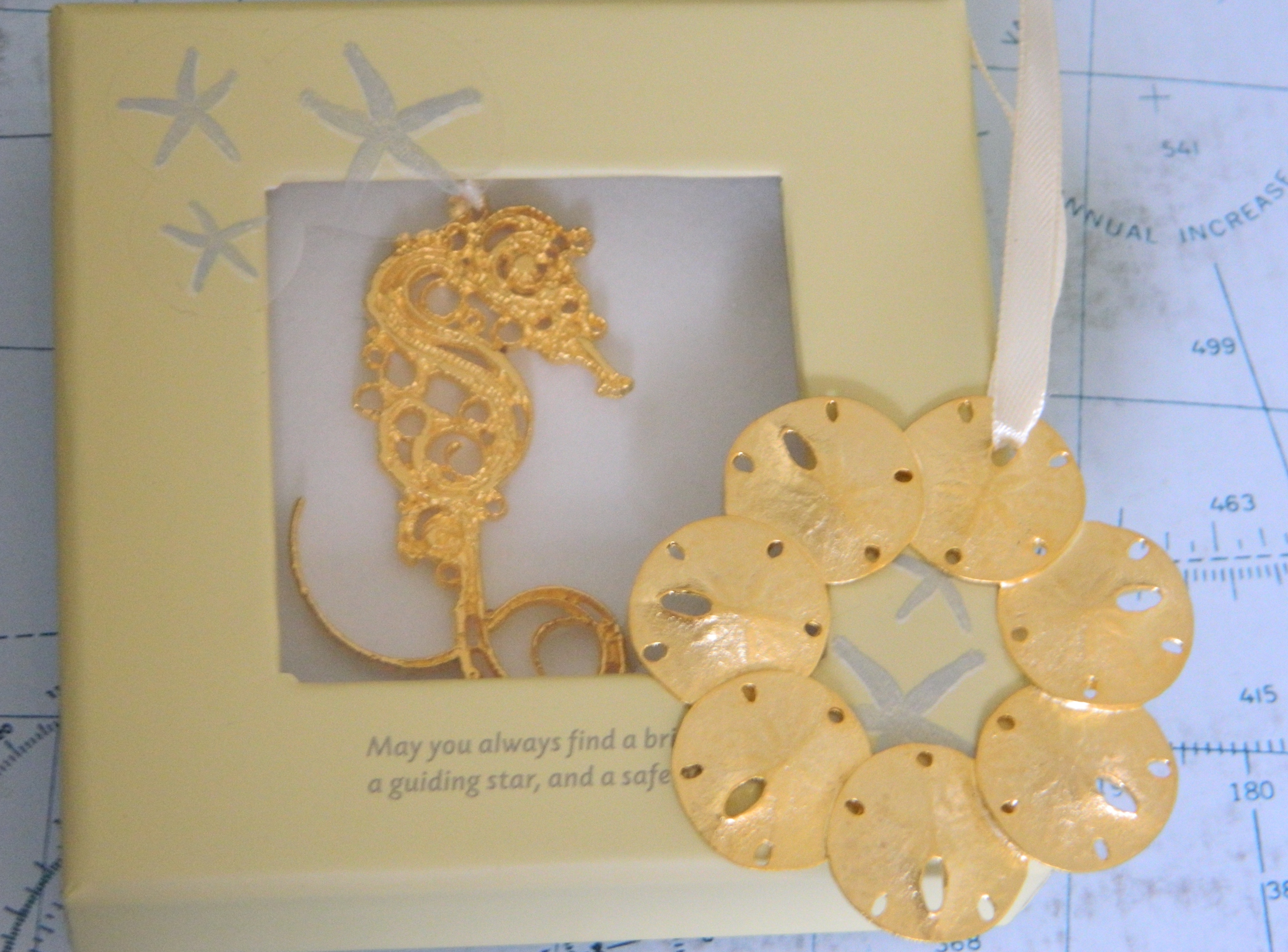Complex Gold Plate Ornaments