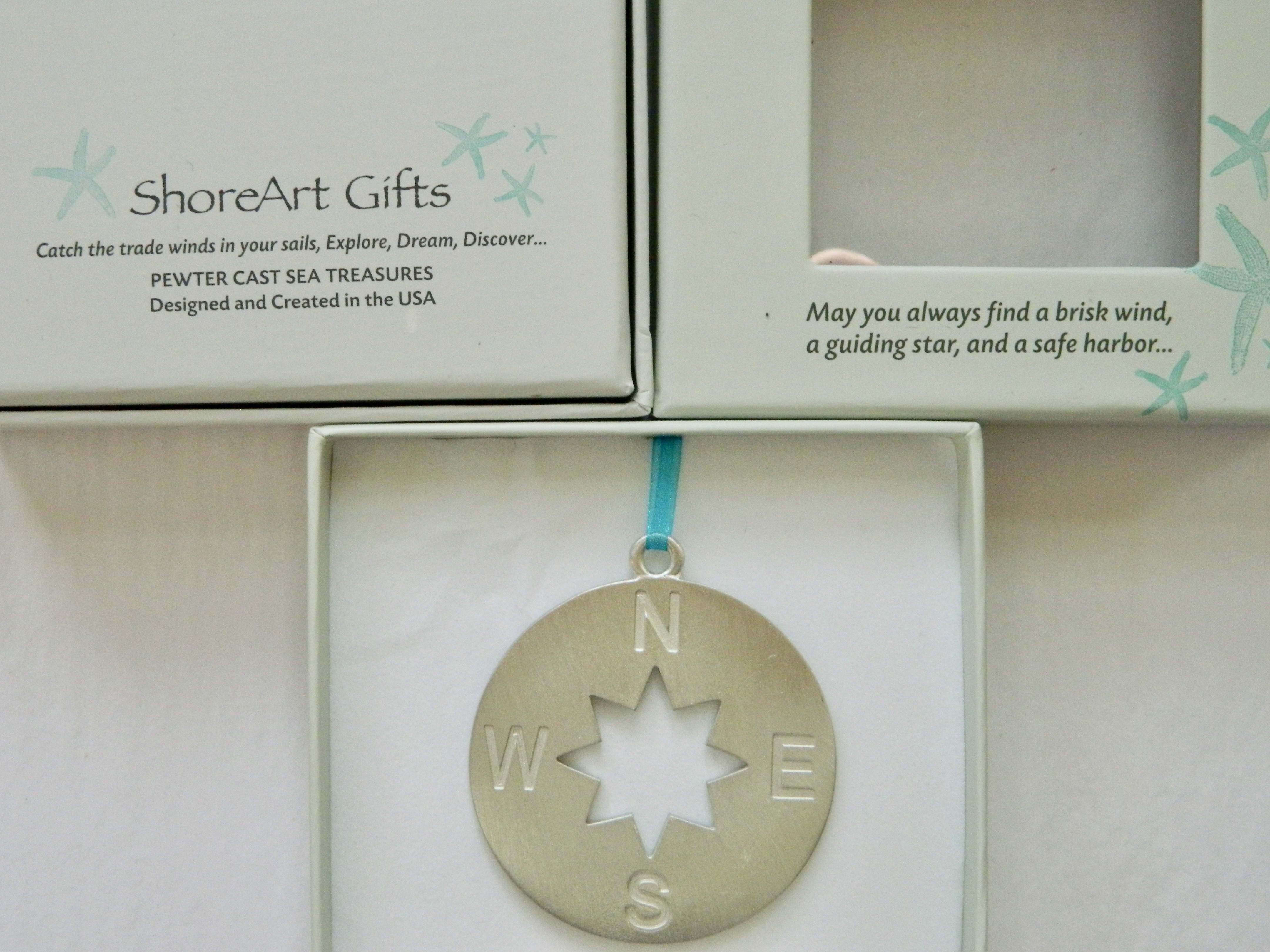 Pewter Compass Rose