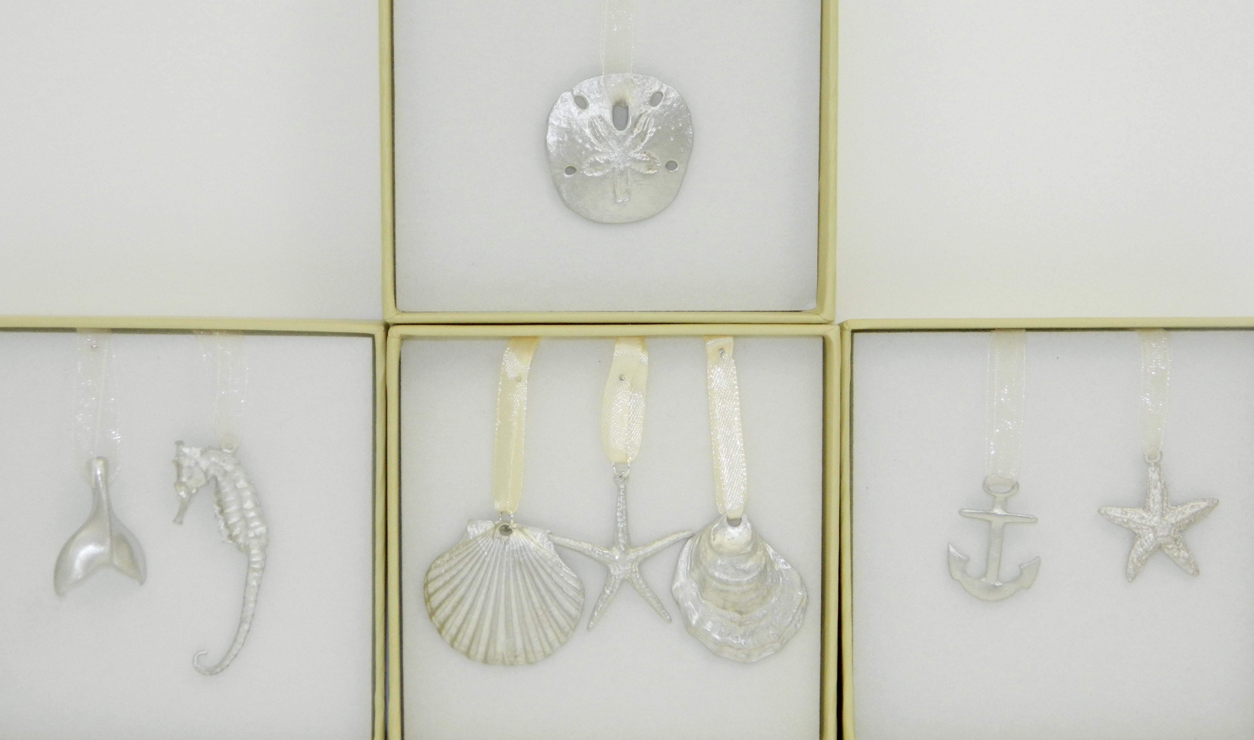 Small Pewter Ornaments
