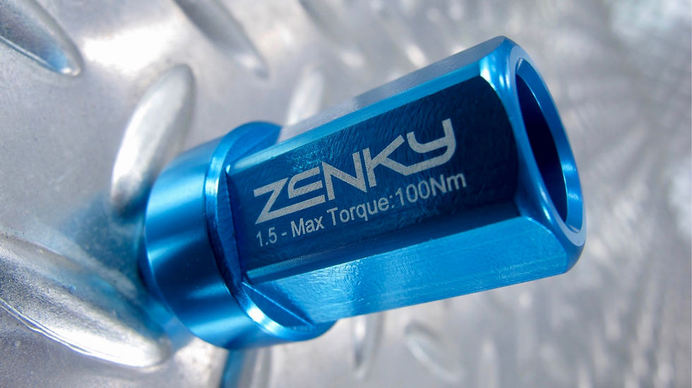 Miniature : Ecrous de Roue - Aluminium Forgé - Z45 - 45 mm - Bleu Clair - 20 pcs