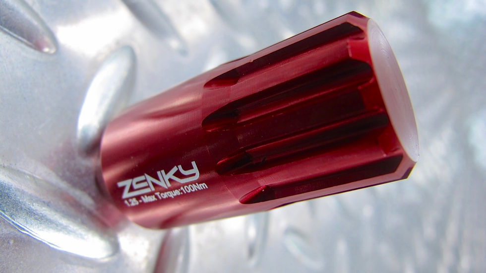 Thumbnail: Ecrous de Roue - Aluminium Forgé - 45G - 45 mm - Rouge - 20 pcs