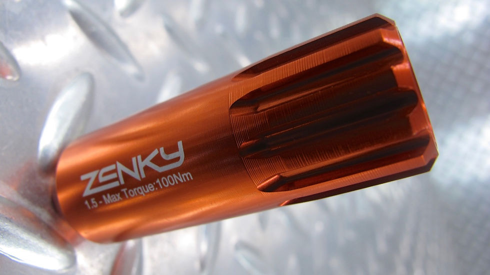 Miniature : Ecrous de Roue - Aluminium Forgé - 60G - 60 mm - Orange - 20 pcs